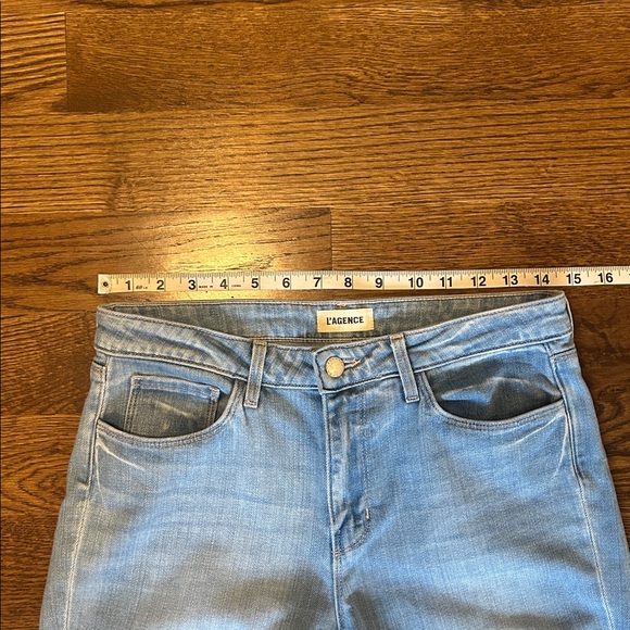 NWOT L’ Agence Bell high‎ rise flare jean size 27 Olympia wash - Picture 11 of 13